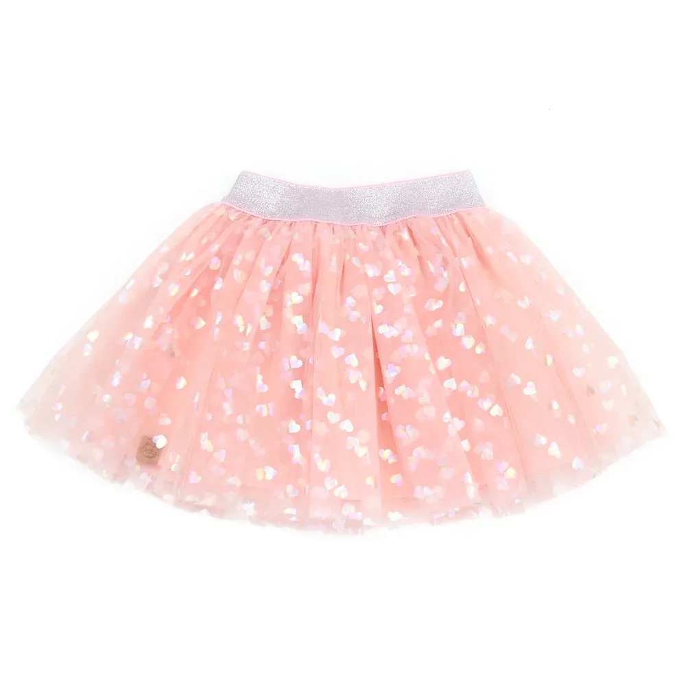 Outfit Mädchen | Einschulung 2026 | HERZEN | Tüllrock & Shirt | apricot