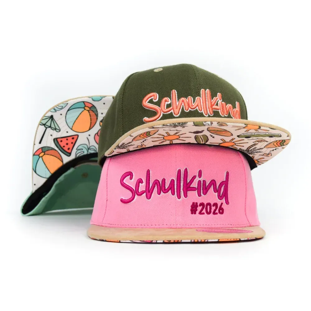 Snapback Cap | Schulkind | 3D Stickerei