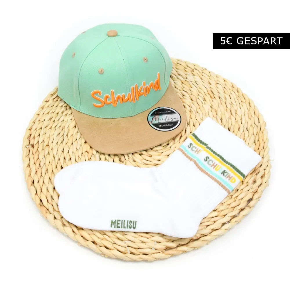 Schulkind Bundle | Cap & Socken | Jungen