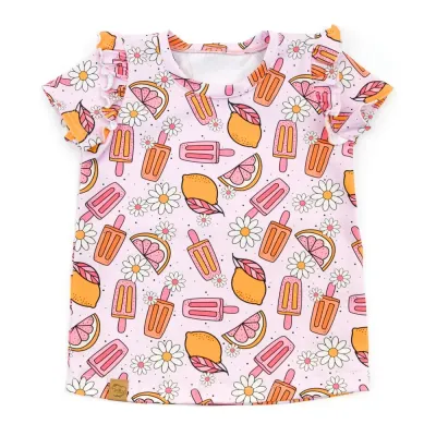 T-Shirt mit Rüschen | Eis & Zitronen T-Shirt mit Rüschen | Eis & Zitronen