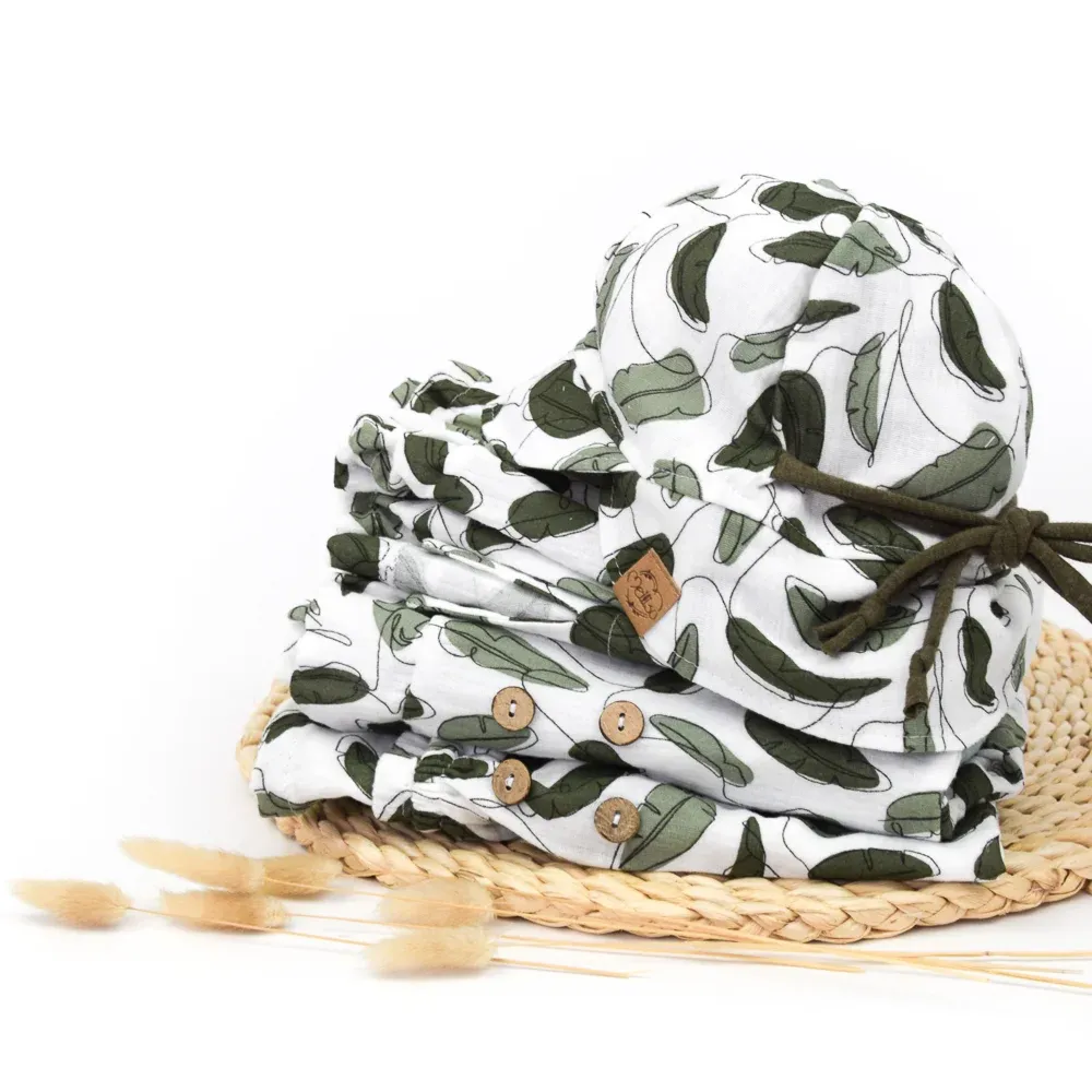 Shorts | Musselin | Leaves & Lines