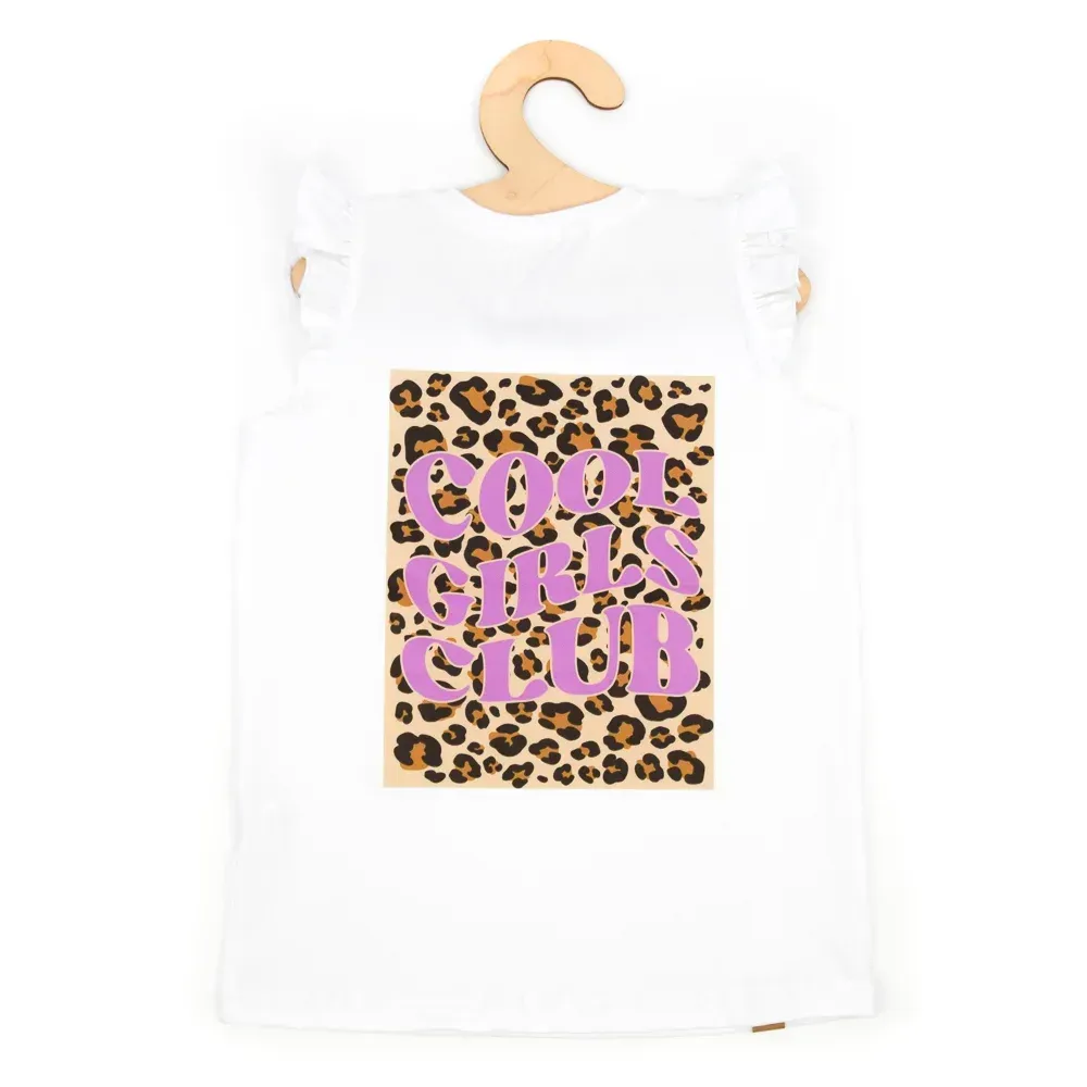 T-Shirt mit Rüschen | COOL GIRLS CLUB | Leopard T-Shirt mit Rüschen | COOL GIRLS CLUB | Leopard