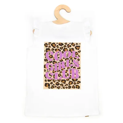 T-Shirt mit Rüschen | COOL GIRLS CLUB | Leopard T-Shirt mit Rüschen | COOL GIRLS CLUB | Leopard