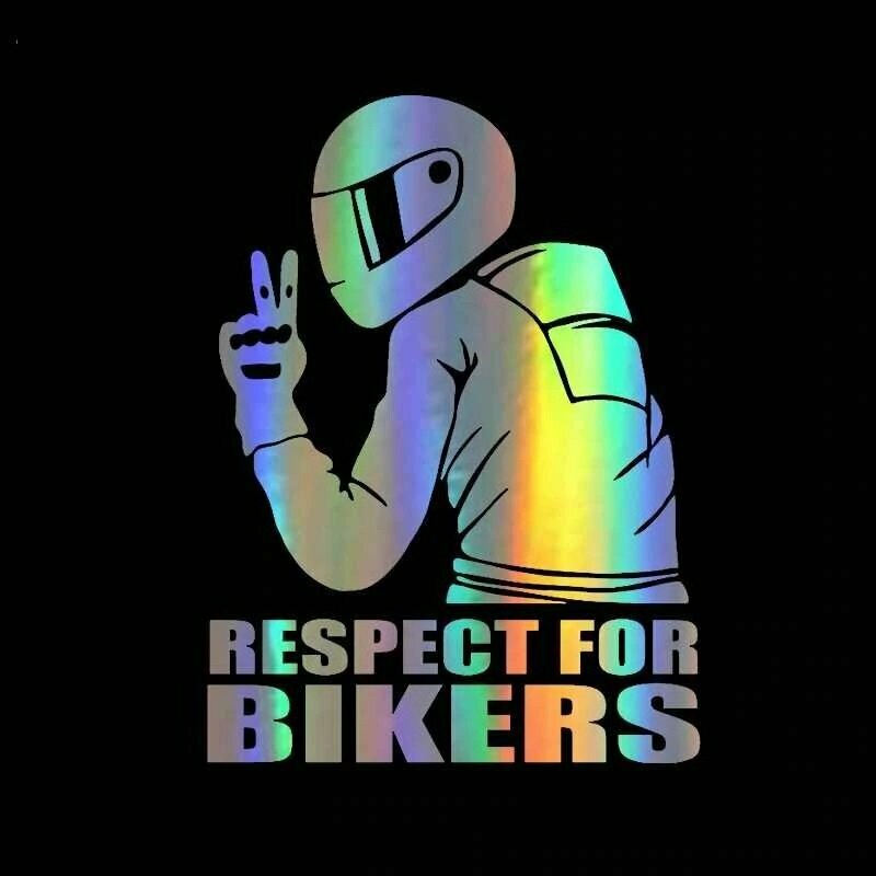 Aufkleber "Respect for Bikers"