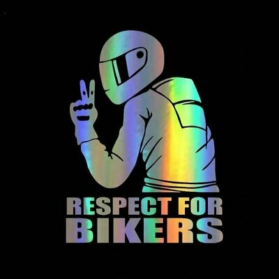 Aufkleber "Respect for Bikers"