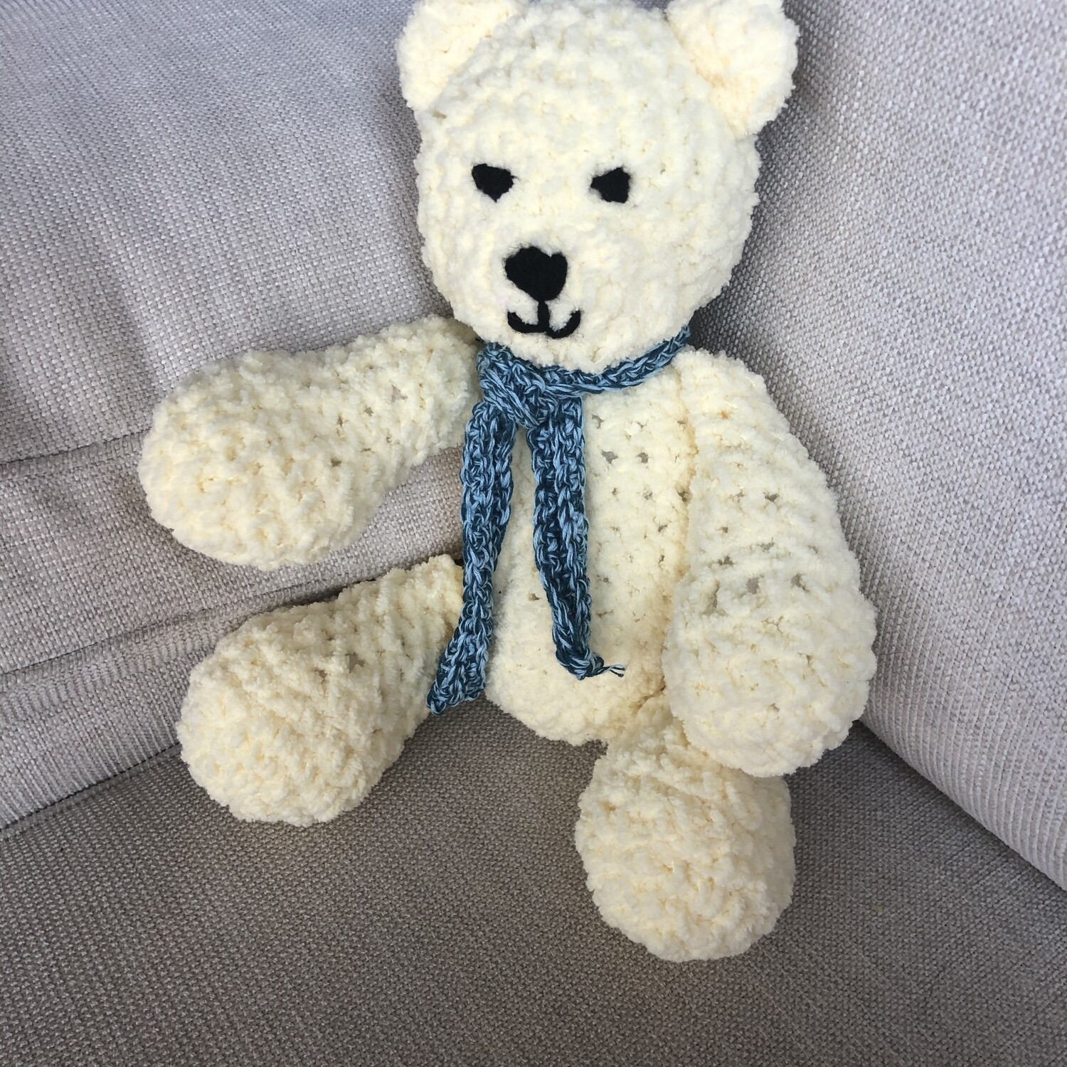 Lemon soft teddy bear.