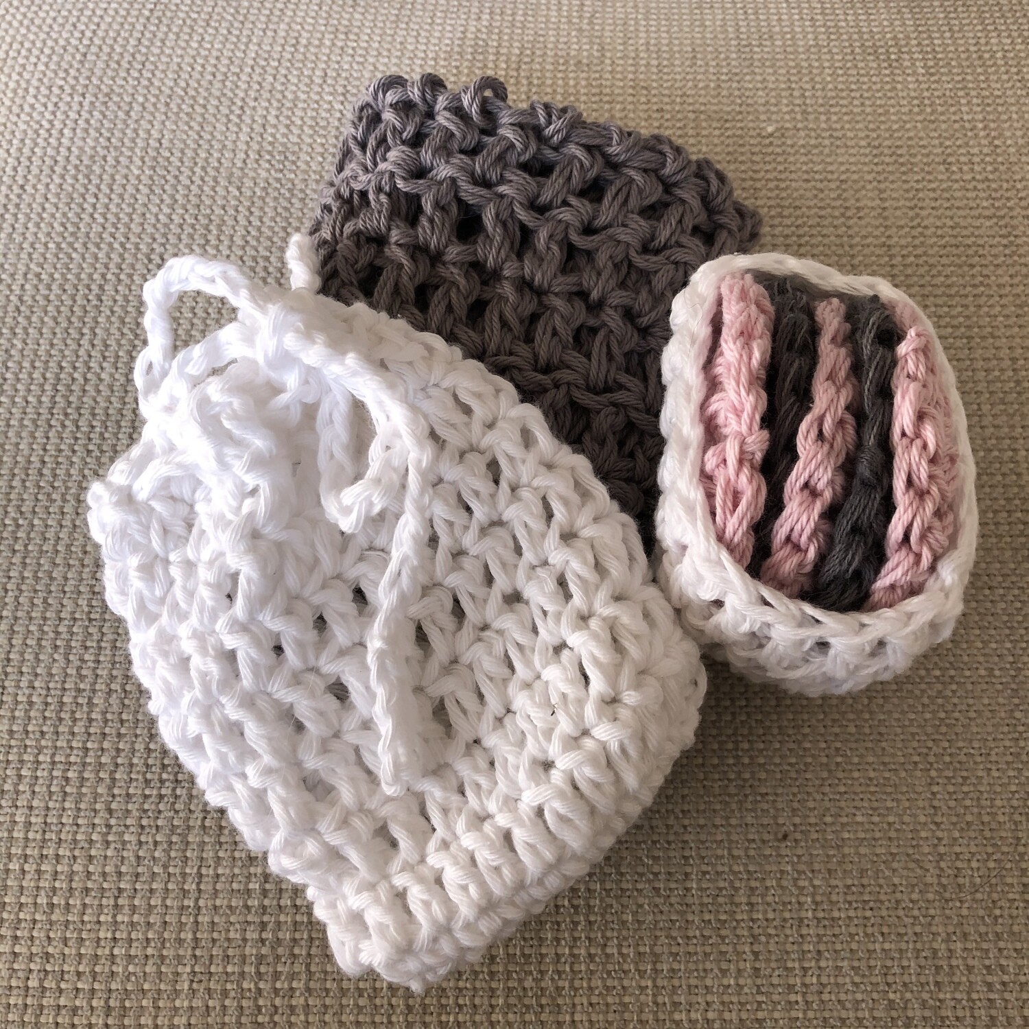 Facecloth / face scrubbies / soap saver bag