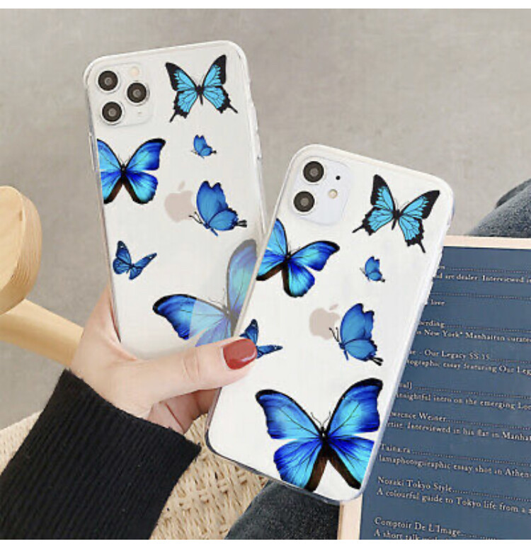 Butterfly clear iPhone case
