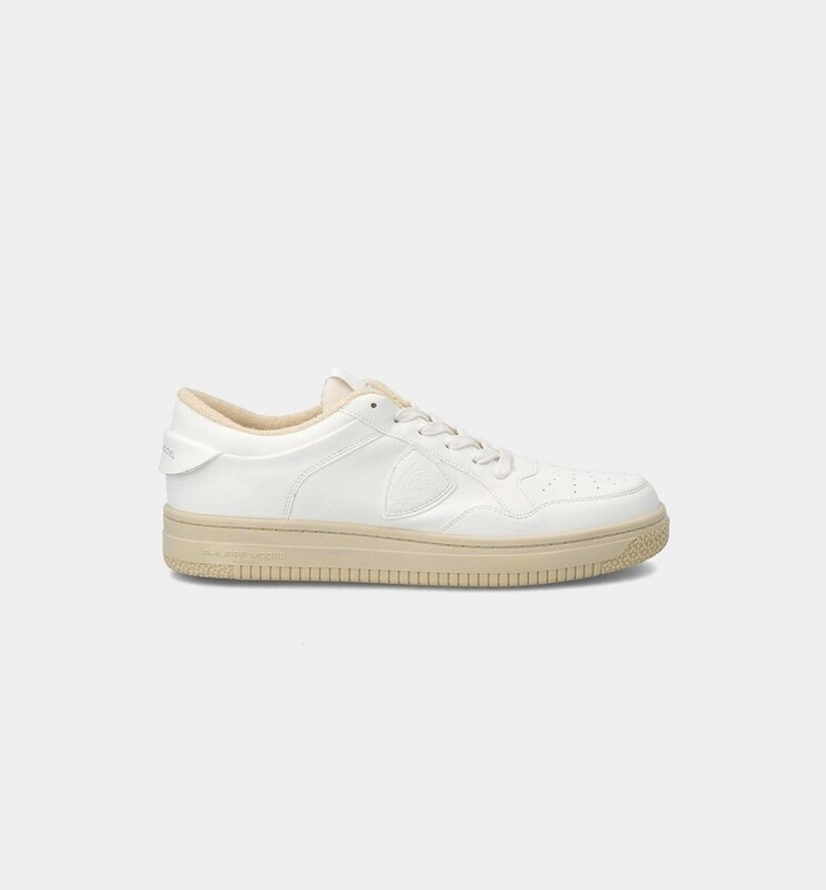 ​Philippe Model Limited Ed. Sneaker Heritage francese ispirata al basket. COL. Bianco Latte