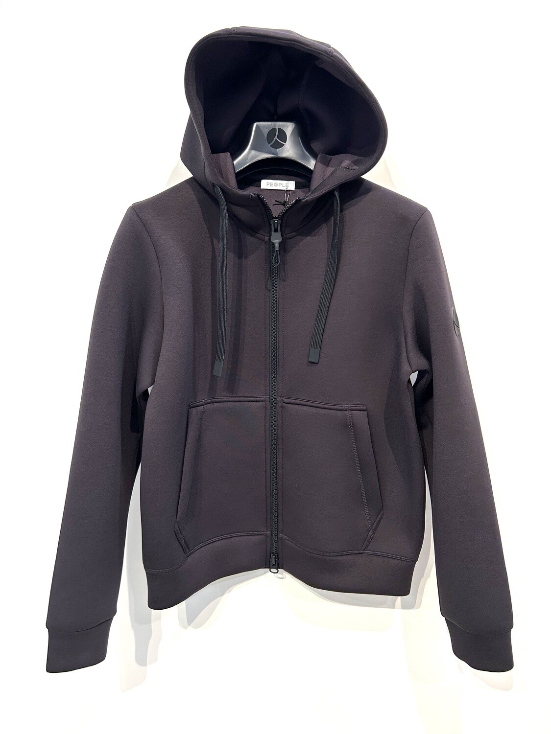 Felpa in neoprene con cappuccio. Col. Testa Moro