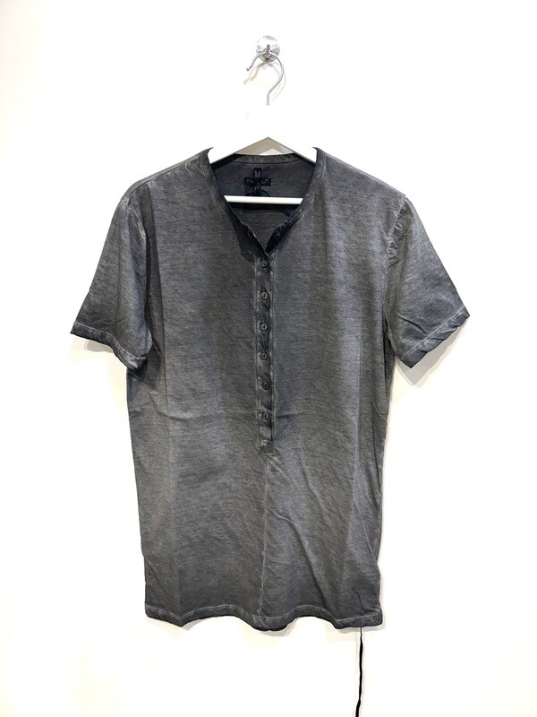 Serafino in cotone tintura old. Col. Antracite