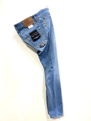 Jeans strech Soft Touch slim fit . Col. Azzurro