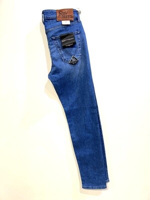 Jeans strech Soft Touch slim fit. Col. Azzurro intenso