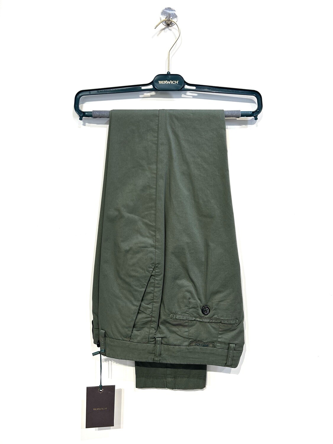 Pantalone gabardina elasticizzata lavata. Col. Militare