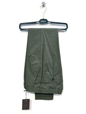 Pantalone gabardina elasticizzata lavata. Col. Militare