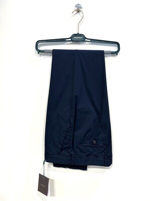Pantalone gabardina elasticizzata lavata. Col. Navy