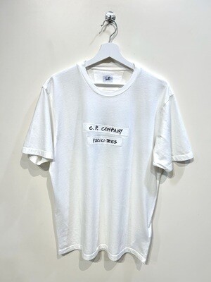 Tshirt cotone stampata fronte e retro. Col. Bianco Latte
