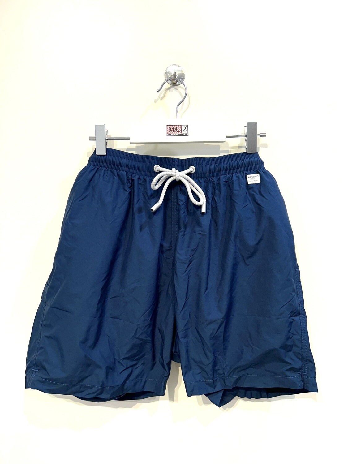 Boxer mare in nylon light Pantone. Col. Blu navy