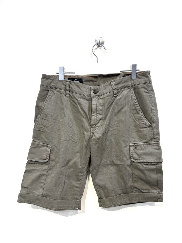 Bermuda cargo cotone strech. Col. Militare