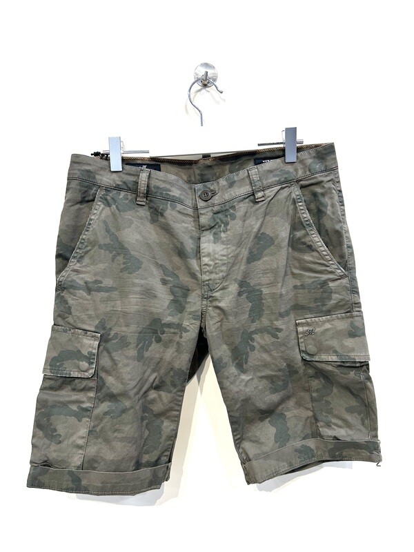 Bermuda cargo camouflage cotone strech. Col. Camouflage