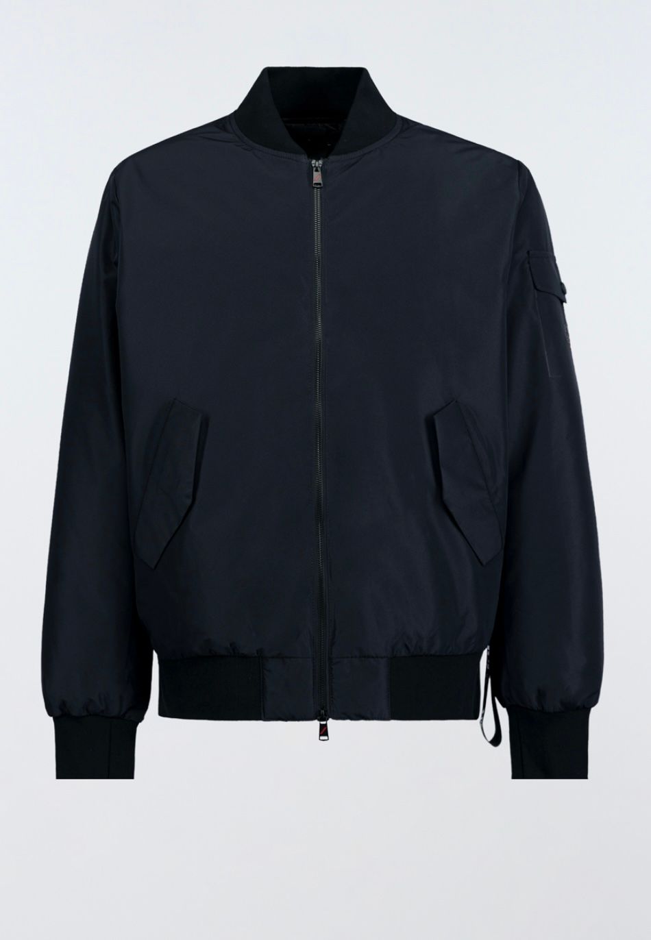 Bomber in piuma d&#39;oca over fit. Col. Nero