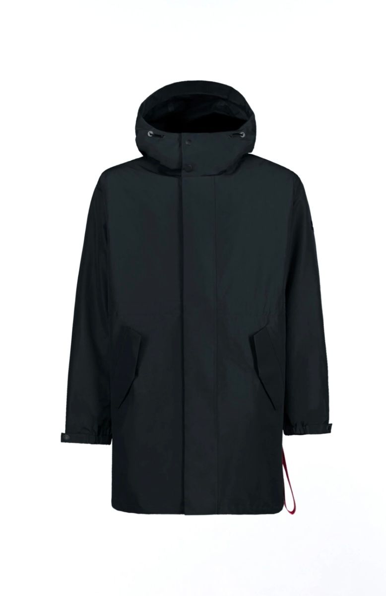 Parka 3 in 1 esterno tecnico, interno in piuma d’oca staccabile. Col. Nero