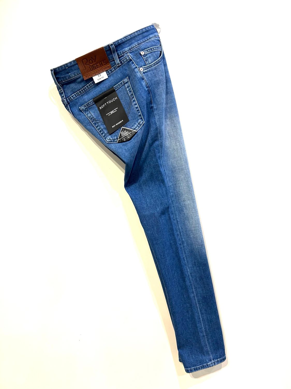 Jeans strech Soft Touch slim fit. Col. Azzurro medio