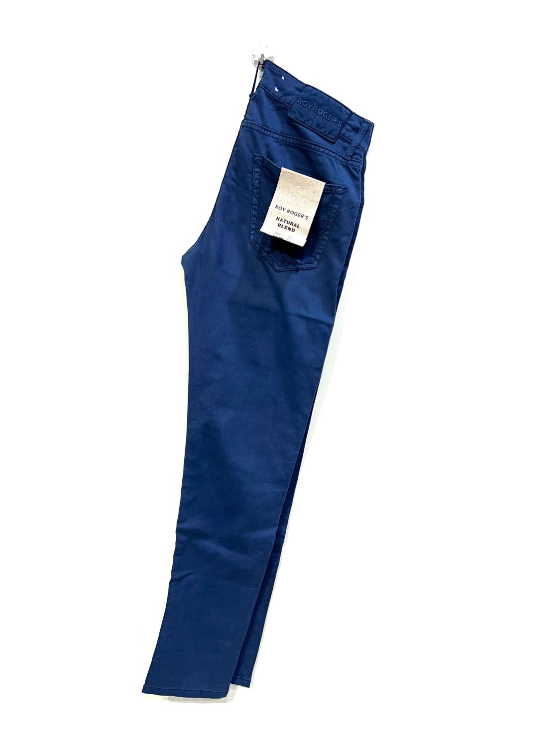 Pantajeans 5 tasche in cotone strech e lyocel leggerissimo, slim fit. Col. Blu Indaco