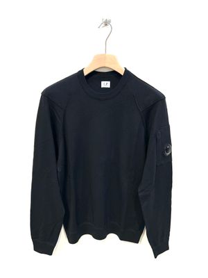 Maglia girocollo in cotone. Col. Nero