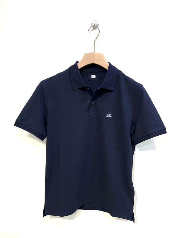 Polo in piquet di cotone strech. Col. Blu Navy