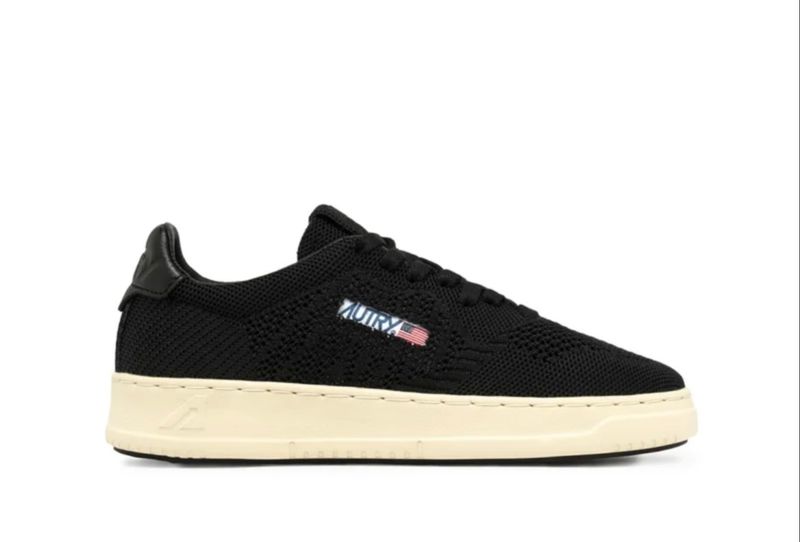 Sneaker Autry EasyKnit low in tessuto tecnico traforato. Col. Nero  PRIMAVERA ESTATE 2025