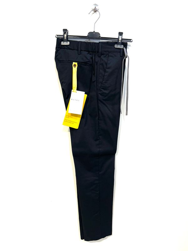 Pantalone in cotone elasticizzato con coulisse ed elastico, Active Tech. Col. Nero