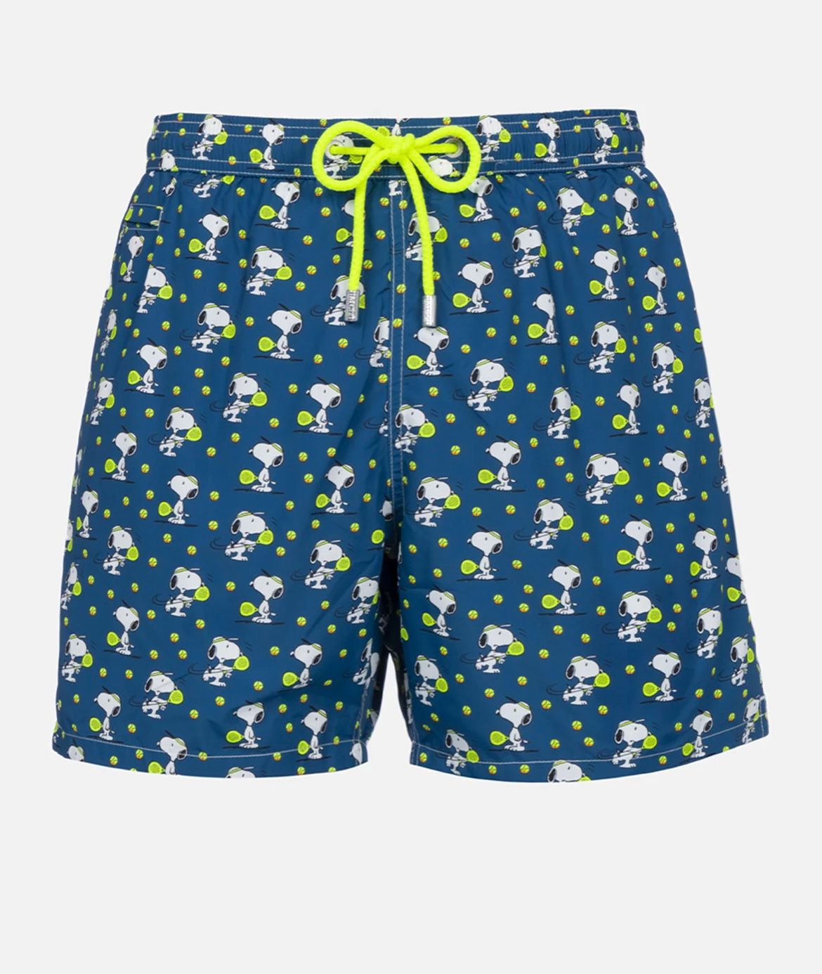 Boxer mare in nylon light stampato Padel. Col. Blue