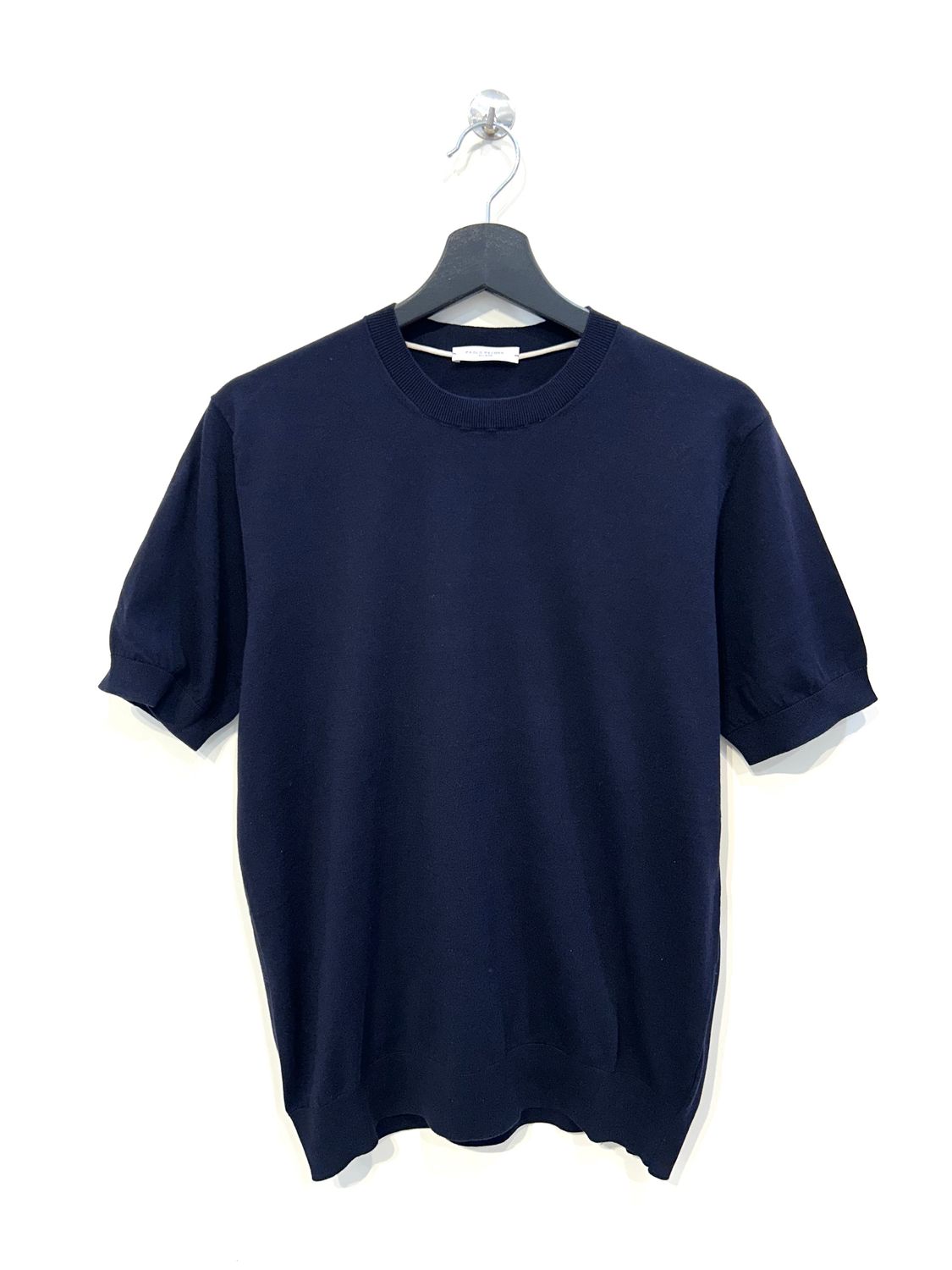 Tshirt in maglia calata in cotone. Col. Blu Navy