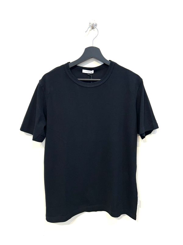 Tshirt in piquet di cotone ultra light. Col. Nero