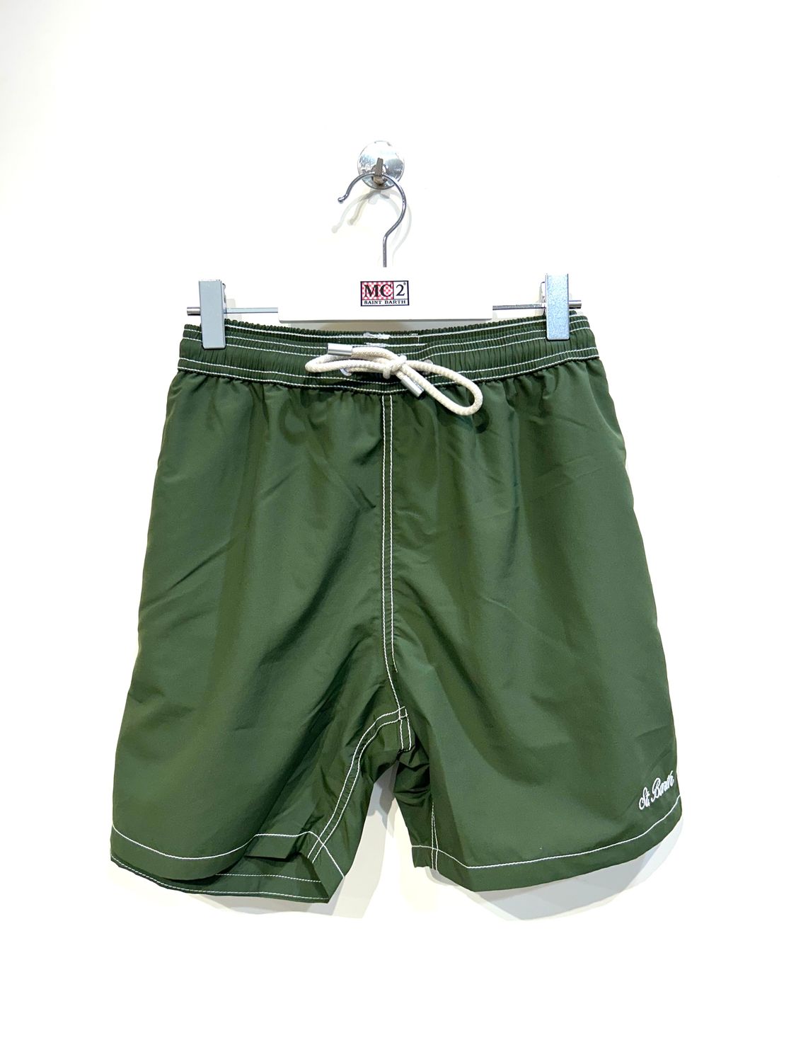 Boxer mare in nylon light tinta unita. Col. Militare