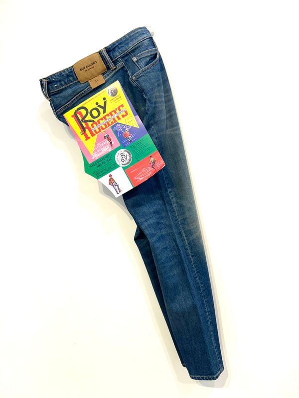 ROY ROGER&#39;S Jeans Research archivio tela elasticizzata supervintage, regular fit. Col. Bleu medio