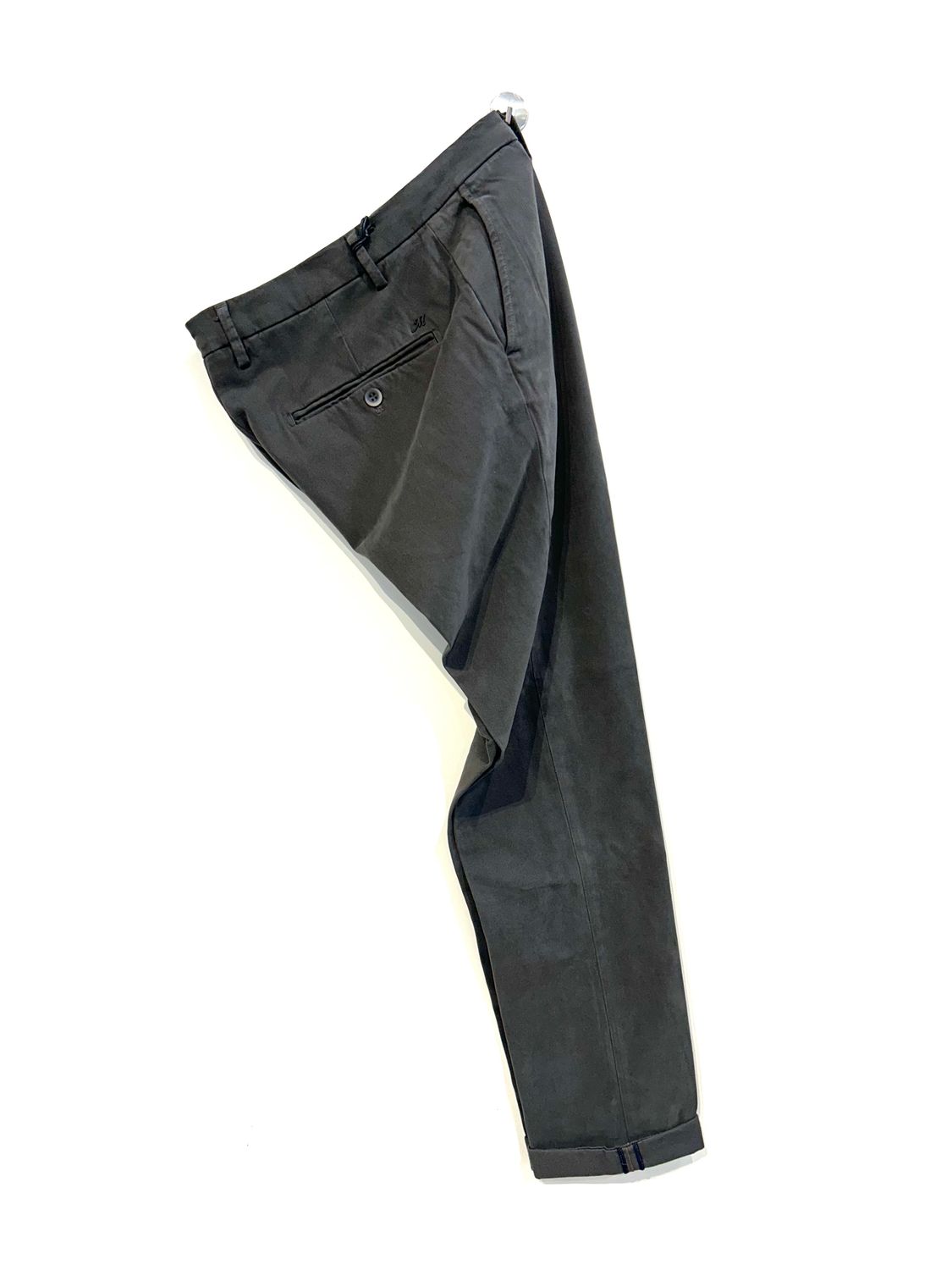 Pantalone in cotone modal elastan. Col. Fango