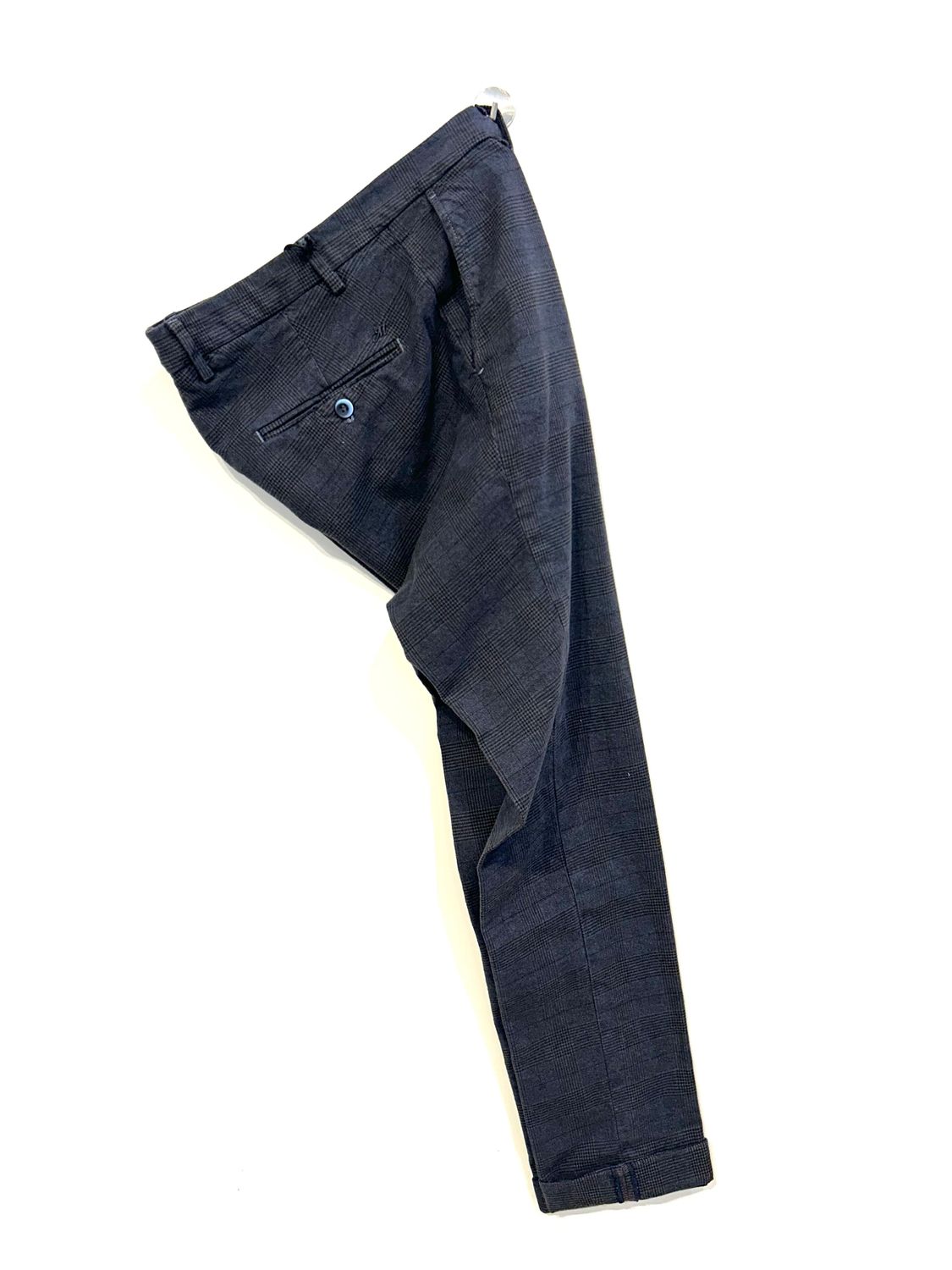 Pantalone galles in cotone ed elastan. Col. Antracite