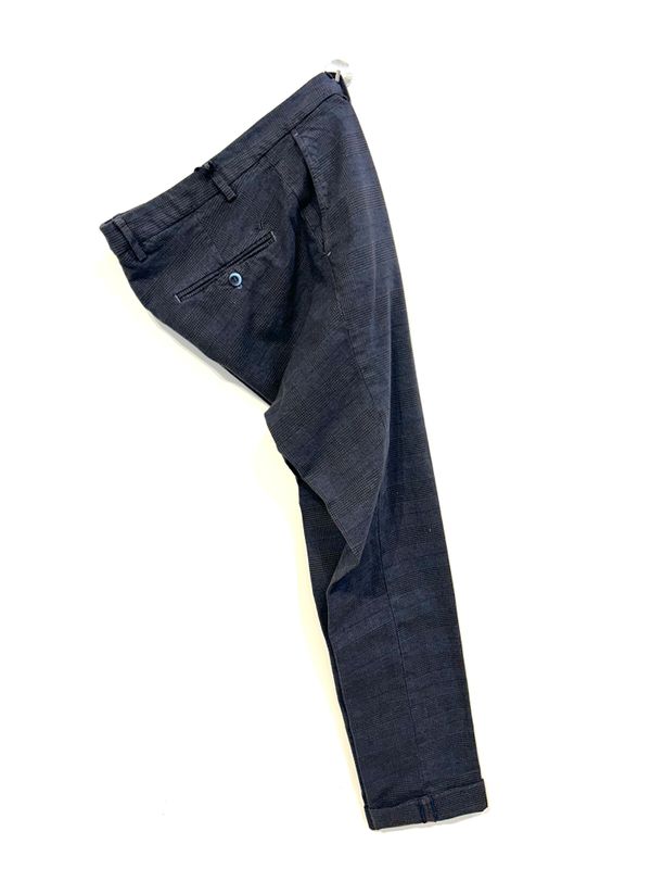 Pantalone galles in cotone ed elastan. Col. Antracite