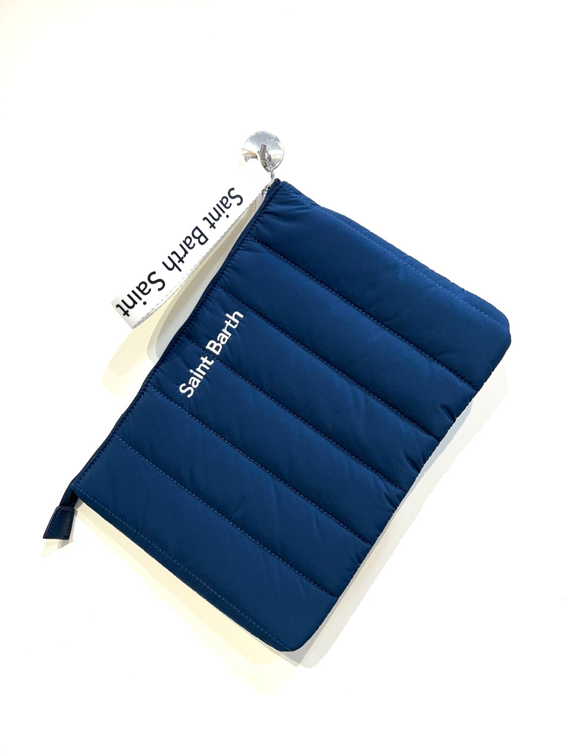 Pochette grande in nylon. Col. Bleu