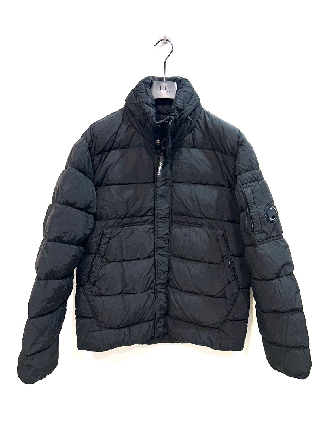 Piumino Chrome trapuntato nylon semilucido. Col. Nero