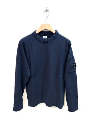 Maglia girocollo soft cotton strech. Col. Navy