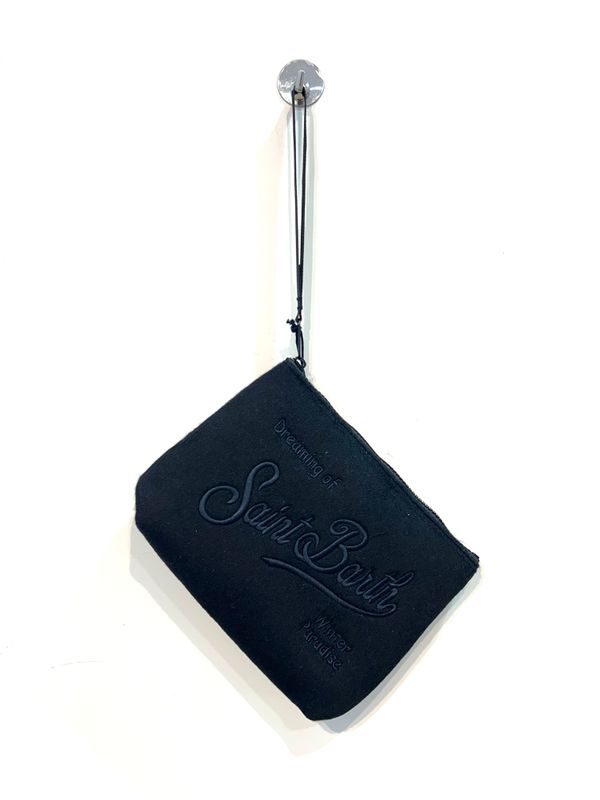 Pochette piccola in feltro. Col. Nero