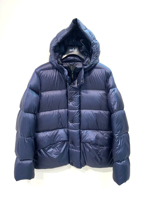 Piumino semilucido ultra light , trapuntato. Col. Oceano