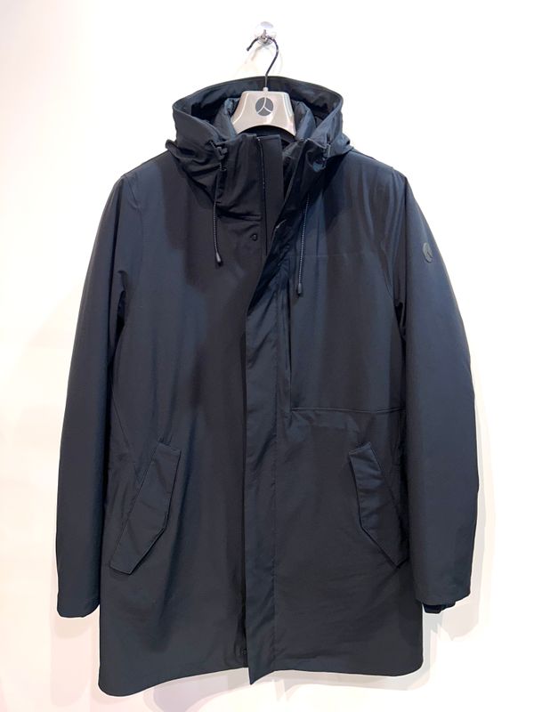 PEOPLE of SHIBUYA Parka microfibra interno staccabile. Col. Nero