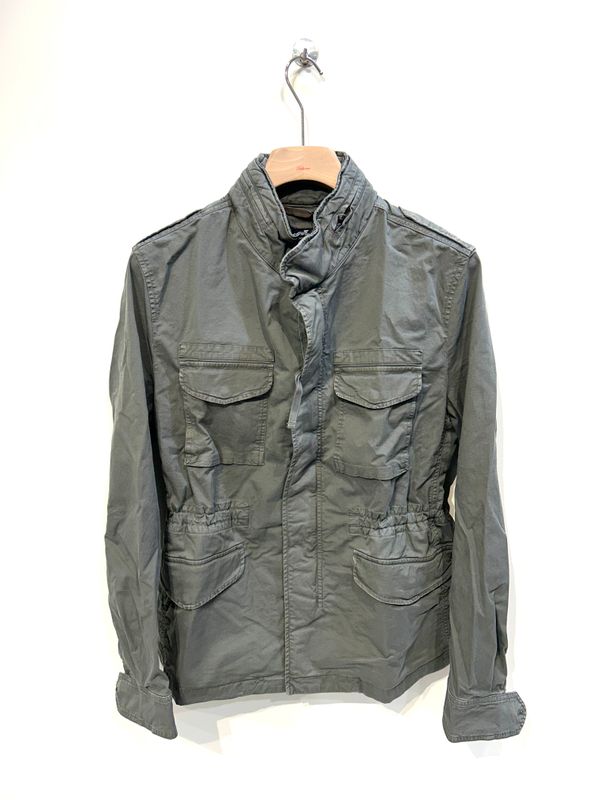 Field Jacket in cotone lavato. Col. Militare