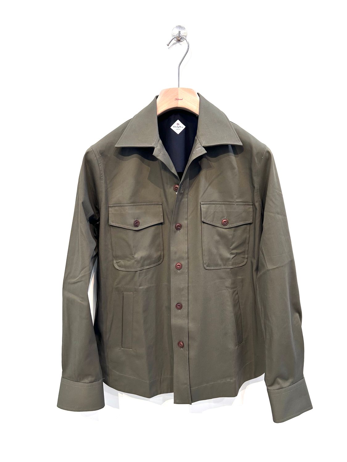 Giacca Camicia cotone armaturato. Col. Militare