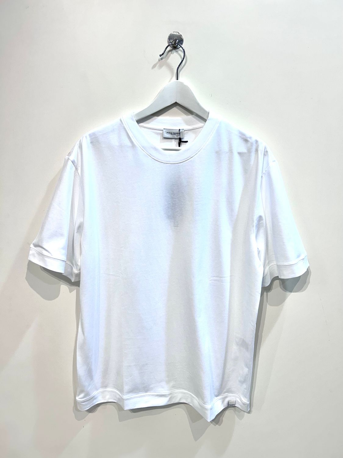 T-shirt in Jersey di cotone light loose fit. Col. Bianco