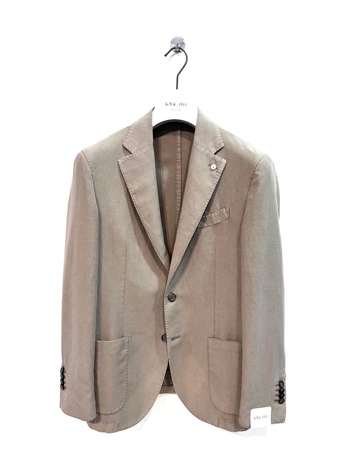 Giacca in lyocel, lino e cotone lavata. Col. Corda